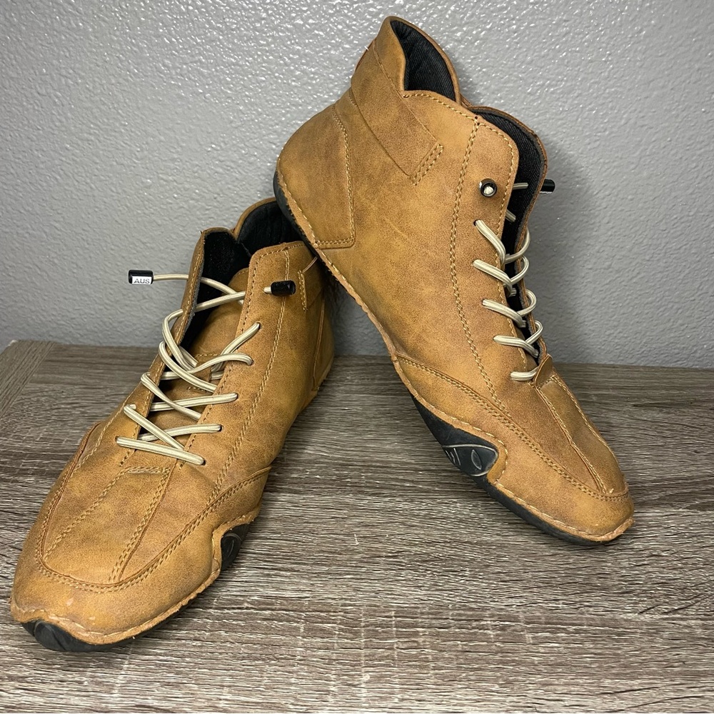 Dbeck Australian Tan Boxing Shoes Woman’s 41 Suede Chukka Boots
